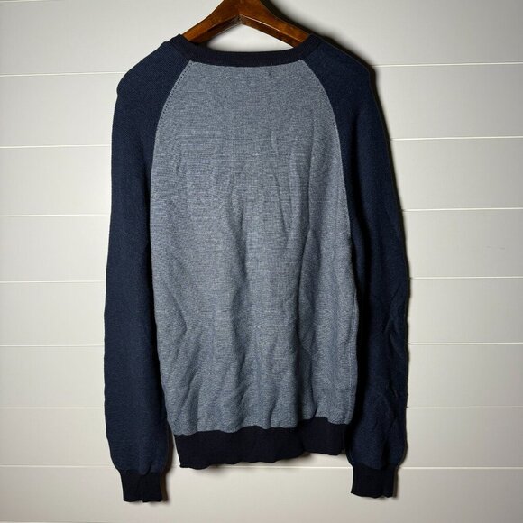 Gable & Grant Crewneck Sweater Navy Sz XL - Picture 5 of 5